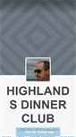 Mobile Screenshot of highlandsdinnerclub.com